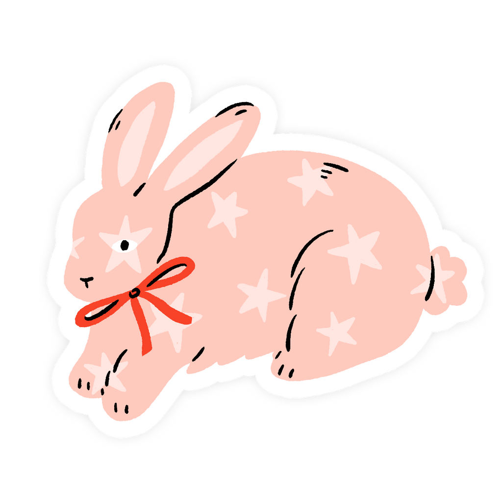 Star Bunny Sticker
