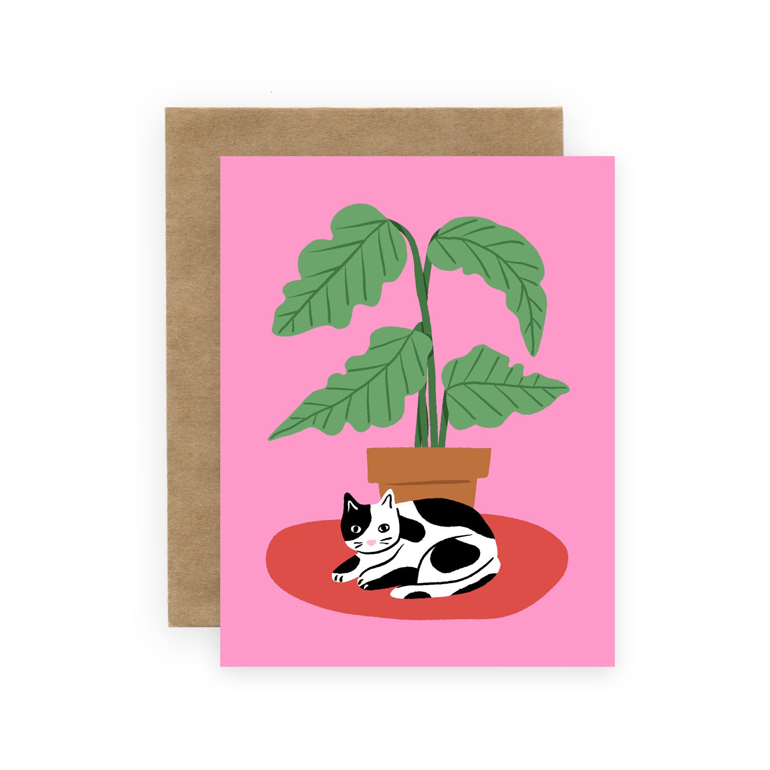 Pink Cat Card