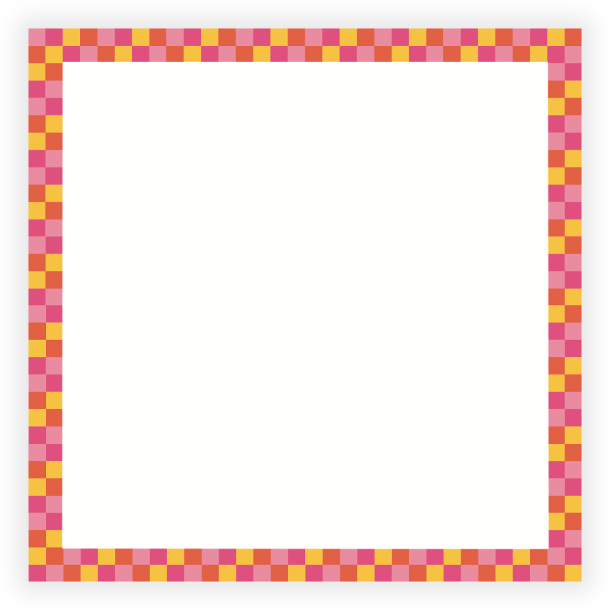 Sunset Check Notepad