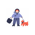 Dog Walk Sticker