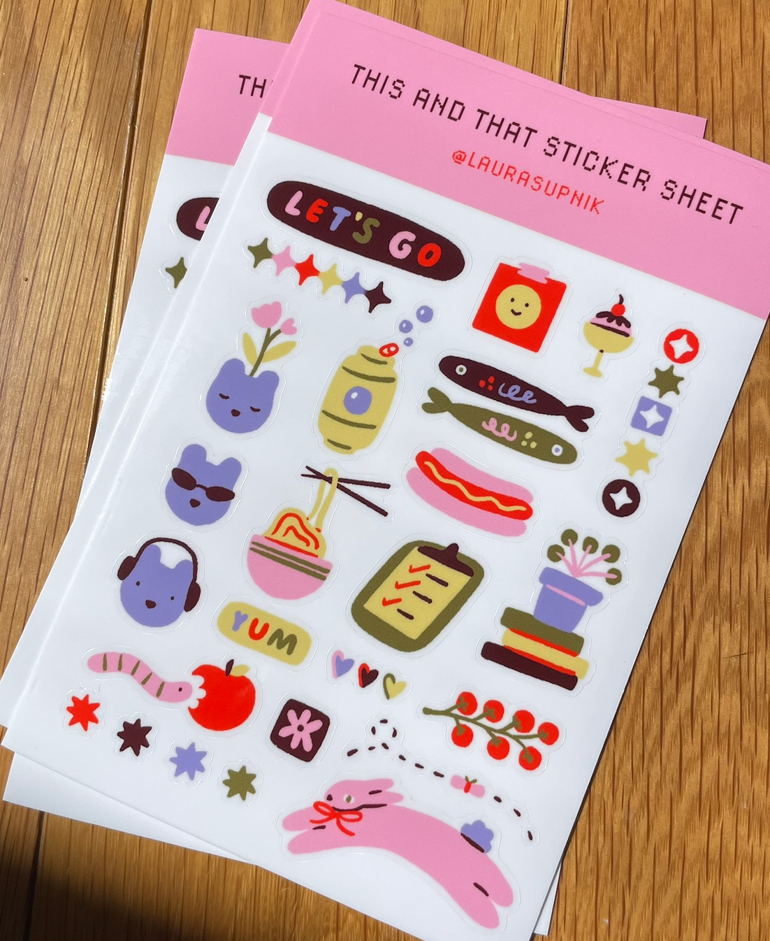 This and That Sticker Sheet