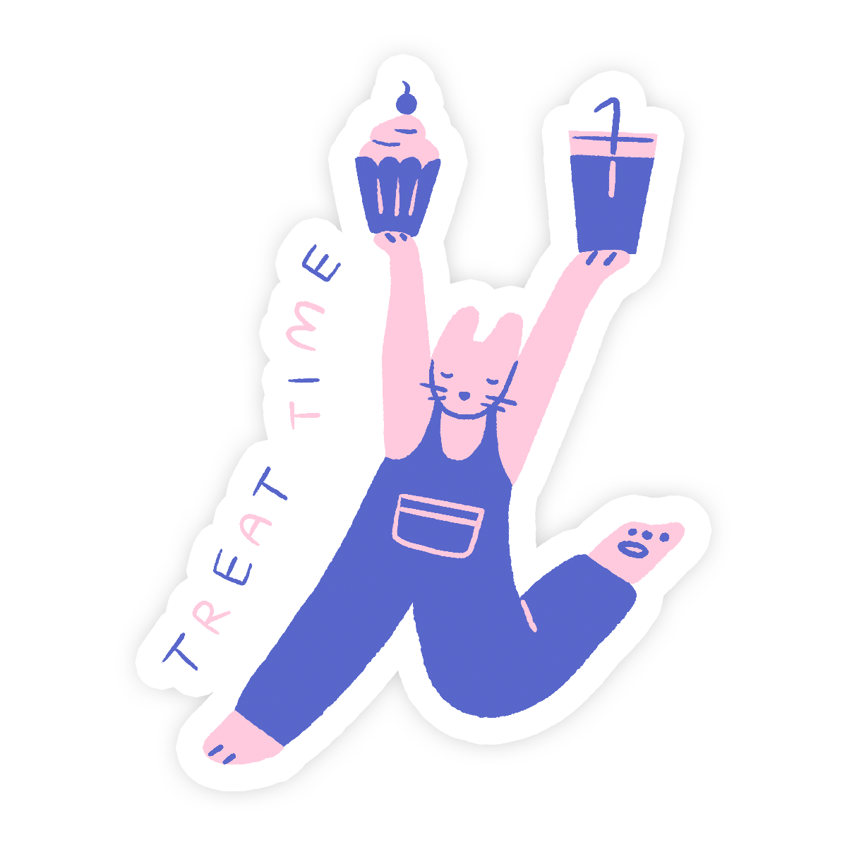 Treat Time Sticker