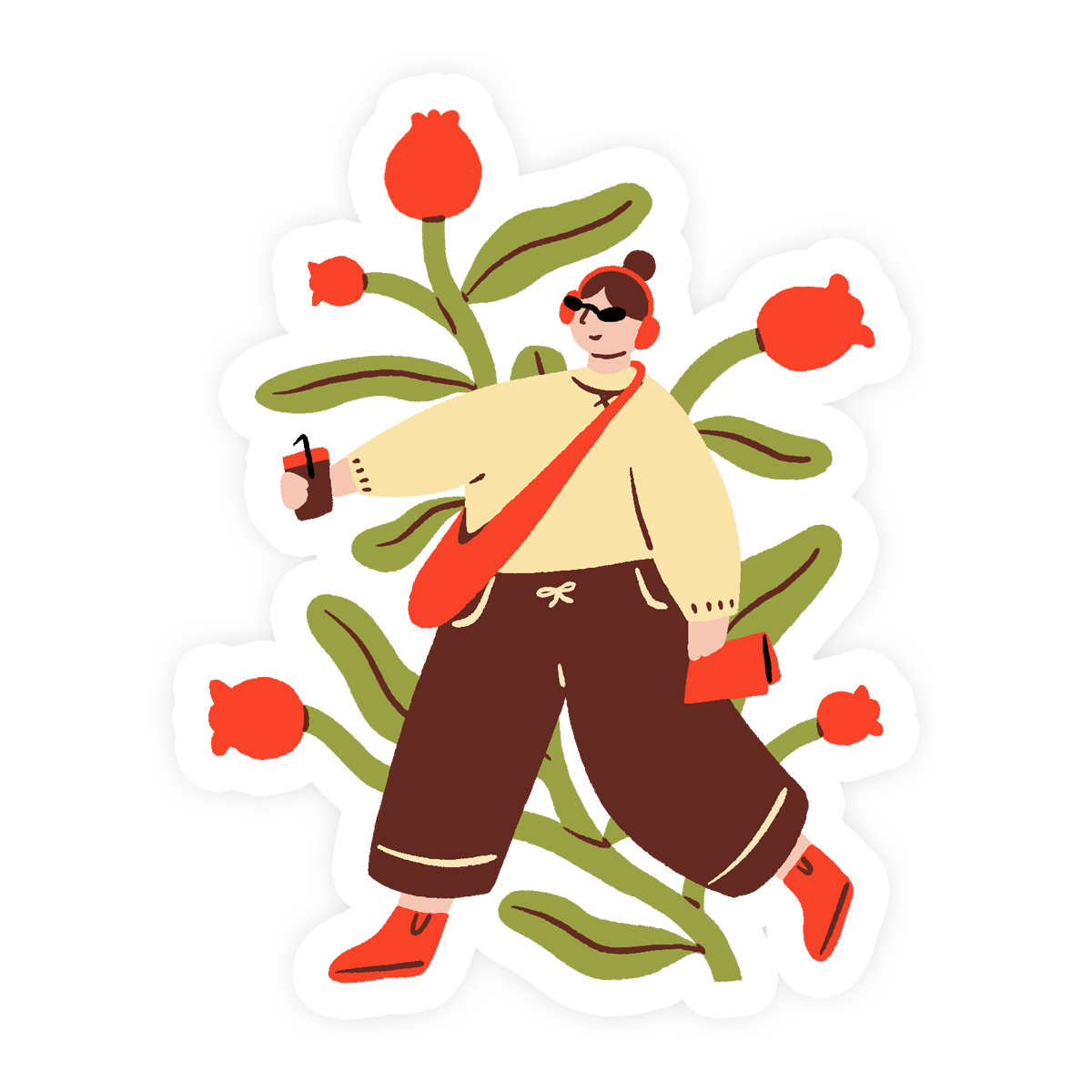 Vibing Sticker