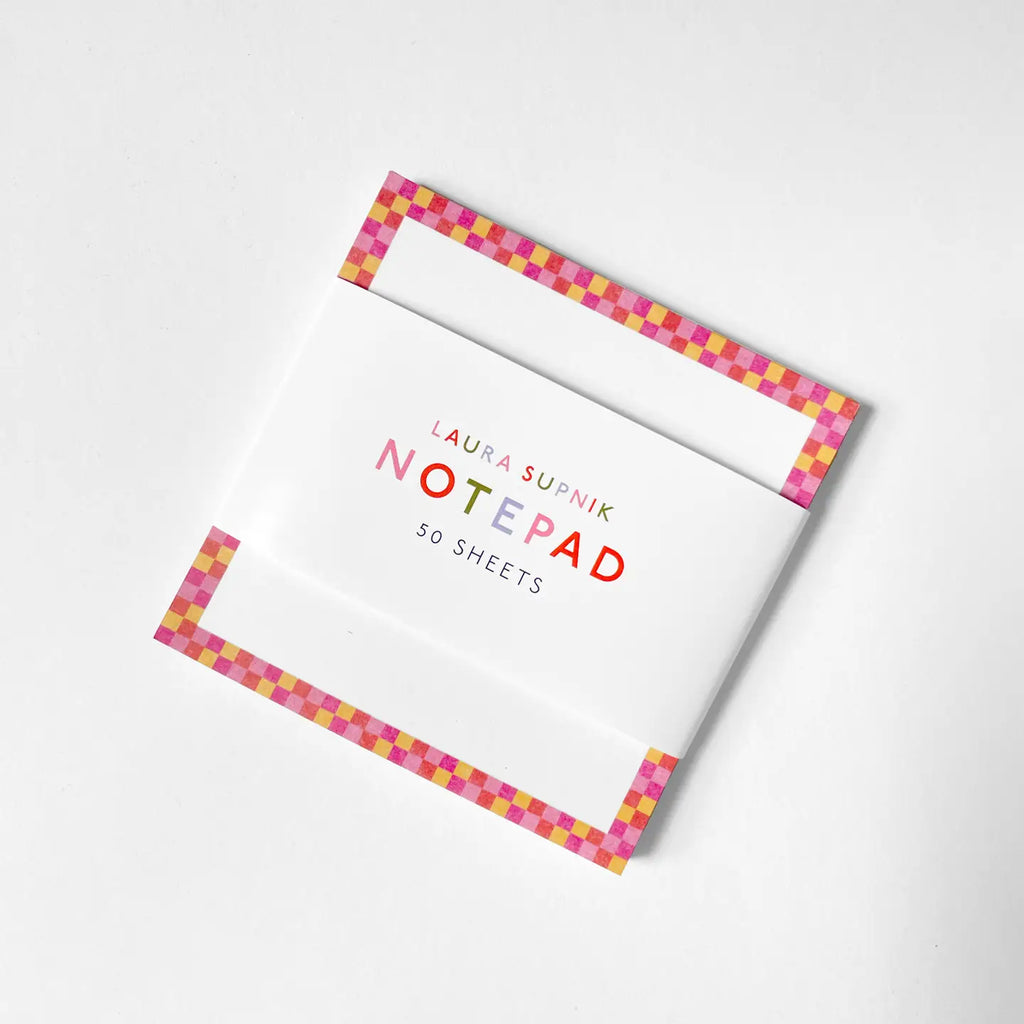 Sunset Check Notepad